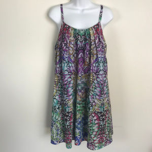 Ivy & Blu Purple Floral Print Dress